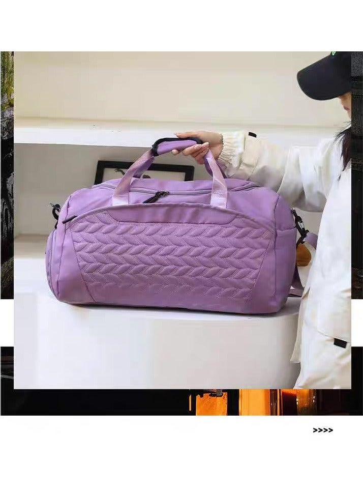 A gym bag, a bag to carry everything with a shoe pocket. This bag is suitable for sports, travel, swimming, yoga, walking and camping.  - Image 1