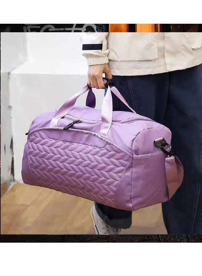 A gym bag, a bag to carry everything with a shoe pocket. This bag is suitable for sports, travel, swimming, yoga, walking and camping.  - Image 2