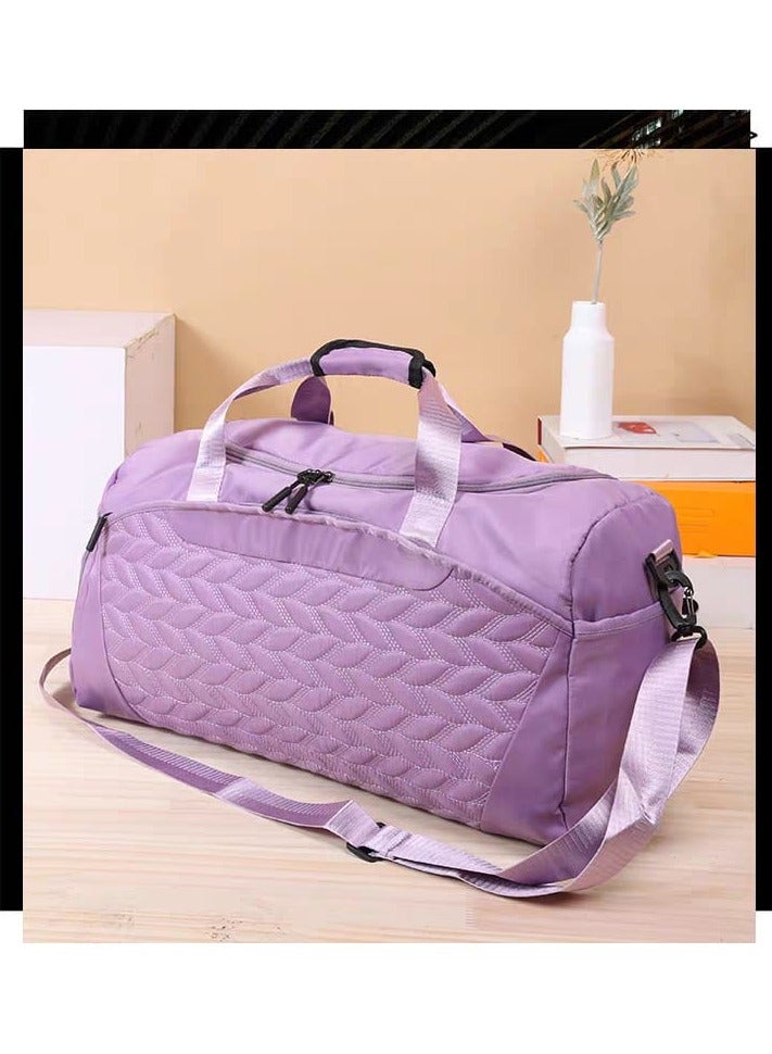 A gym bag, a bag to carry everything with a shoe pocket. This bag is suitable for sports, travel, swimming, yoga, walking and camping.  - Image 4