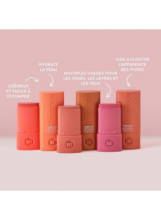 florence by mills Cheeky Pop Blush Stick, My Mimi (warm neutral pink), 0.31 oz/ 9g - Image 4