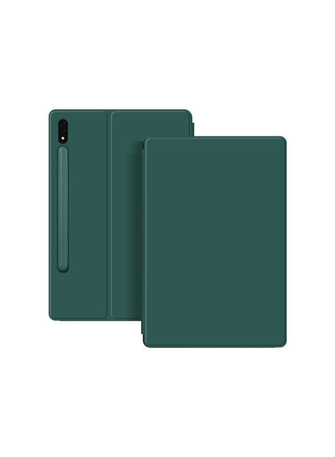 عام غطاء لوحي رفيع متوافق مع سامسونج جالكسي تاب S10 FE بلس 11 إنش، غطاء من جلد TPU رفيع واقي بتصميم فوليو ذكي مع إغلاق مغناطيسي. - Image 4