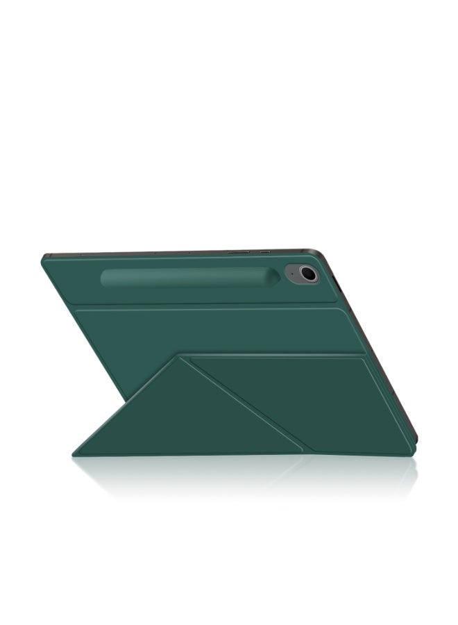 عام غطاء لوحي رفيع متوافق مع سامسونج جالكسي تاب S10 FE بلس 11 إنش، غطاء من جلد TPU رفيع واقي بتصميم فوليو ذكي مع إغلاق مغناطيسي. - Image 5