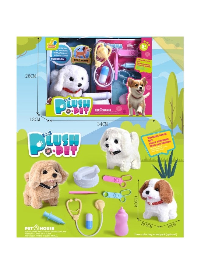 Children's Electric Simulation Plush Pet Suit Teddy White Rabbit Cat Walking Can Call Dog Gift Box Gift-Color:Electric Cat Suit Gift Box (two Optional)  - Image 5