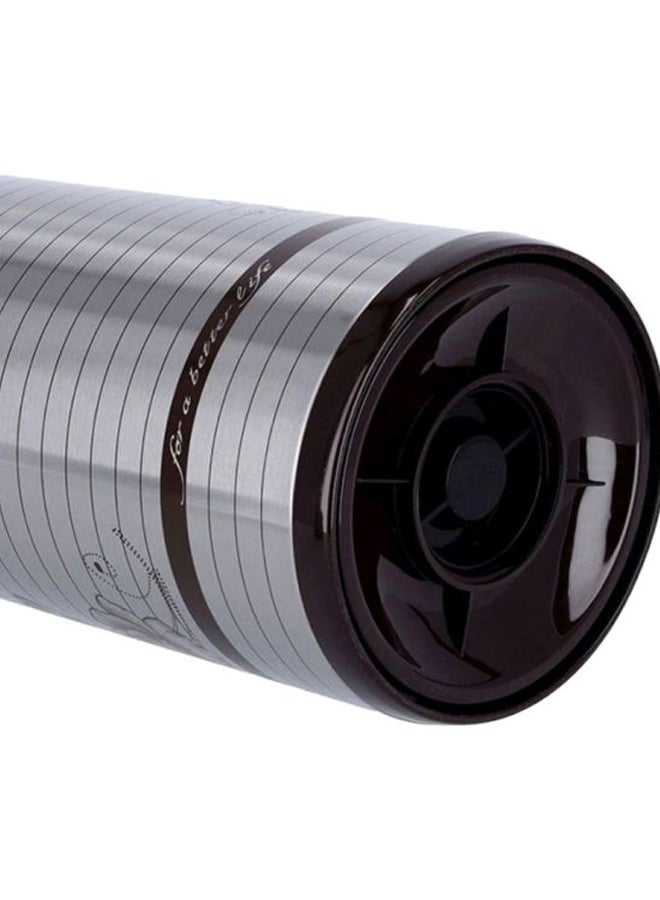 KRYPTON Double Glass Liner Vacuum Flask 1.9L Silver/Black - Image 5