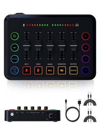 F9 Live Sound Card Professional Live Mixer DIY Button Bluetooth Phantom Power DJ Mixer Suitable for Live Broadcast PC Recording - pzsku/ZB1A1A8ED832DC57E1782Z/45/_/1734934744/4321c50d-5606-4251-b66e-75a3e6d05949