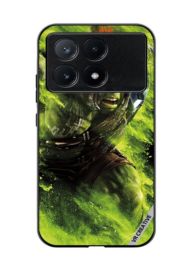 VR CREATIVE Protective Case Cover For Xiaomi Poco X6 Pro Hulk Design Multicolour - Image 1