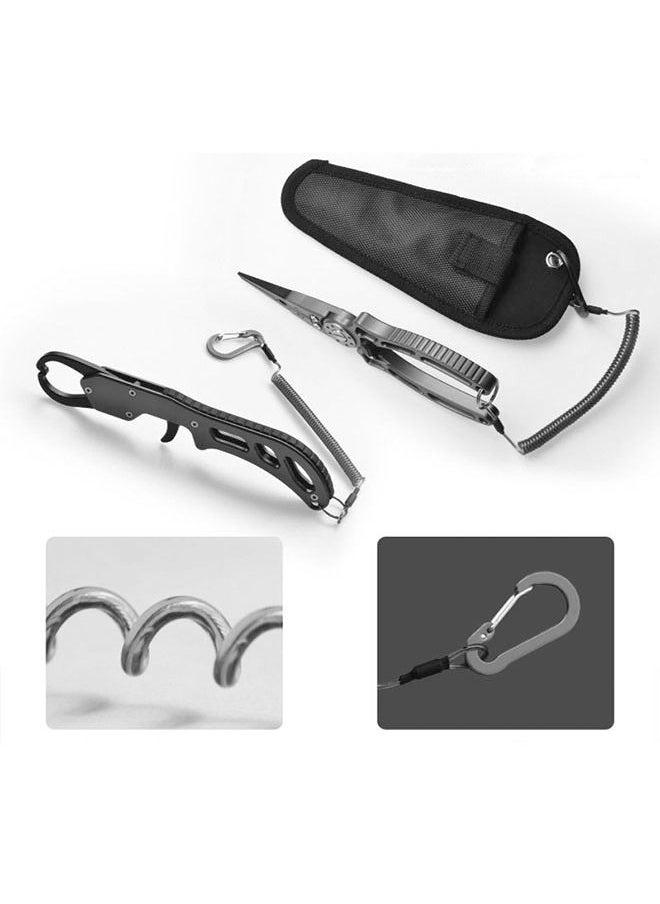 ZCM-HAPPY Multifunctional Aluminum Alloy Lure Pliers Fish Control Combination Set  - Image 5