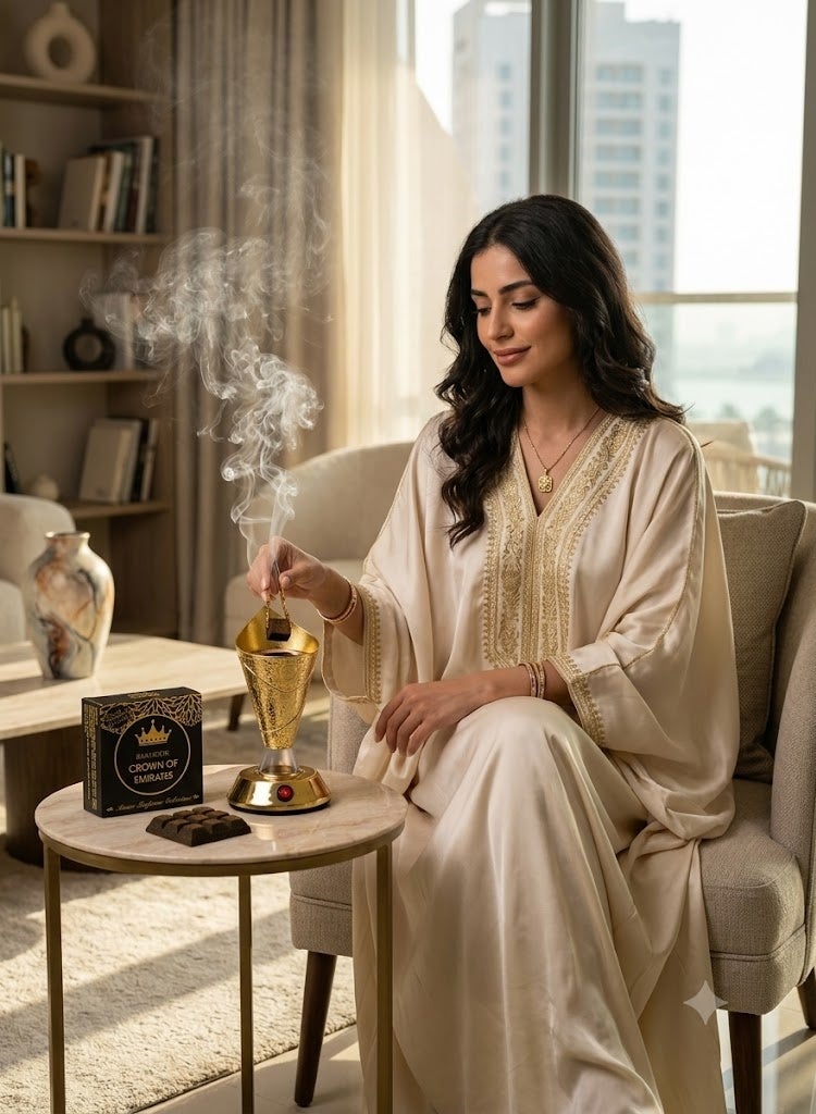 Nabeel 4Pcs Bakhoor Crown of Emirates Incense 40GMS - Image 5