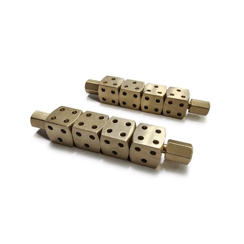 TREE MAISON CORONATING HOMES Ramal Passa Pair | Brass Ramal Pase | Divination Tool | Ramal Dice | Ramal Shastra Astrology Dice | Predictions & Positive Energy - Image 1
