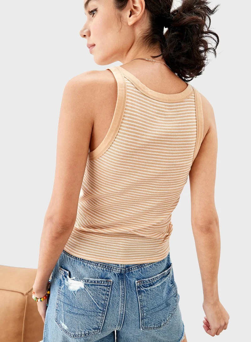 American Eagle Ribbed Vest