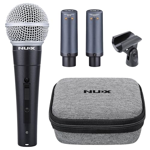 NUX B3RC 24GHz Microphone Wireless System with Charging Case Microphone Bundle 24bit441kHz Long Distance Transmission UltraLow Latency Long Lasting Battery Auto Pairing - Image 1