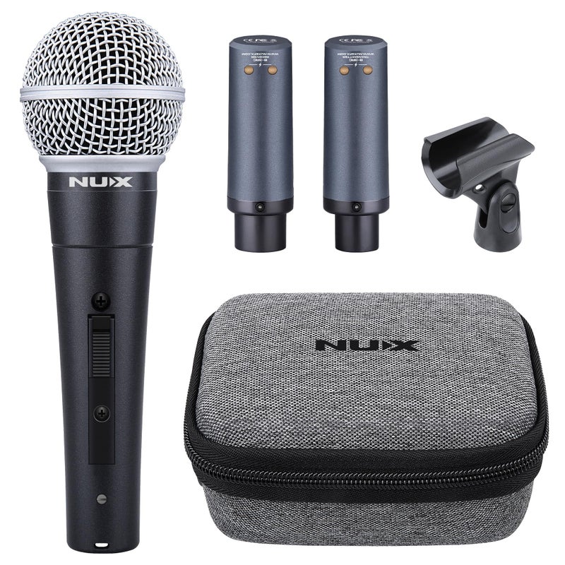 NUX B3RC 24GHz Microphone Wireless System with Charging Case Microphone Bundle 24bit441kHz Long Distance Transmission UltraLow Latency Long Lasting Battery Auto Pairing - Image 2