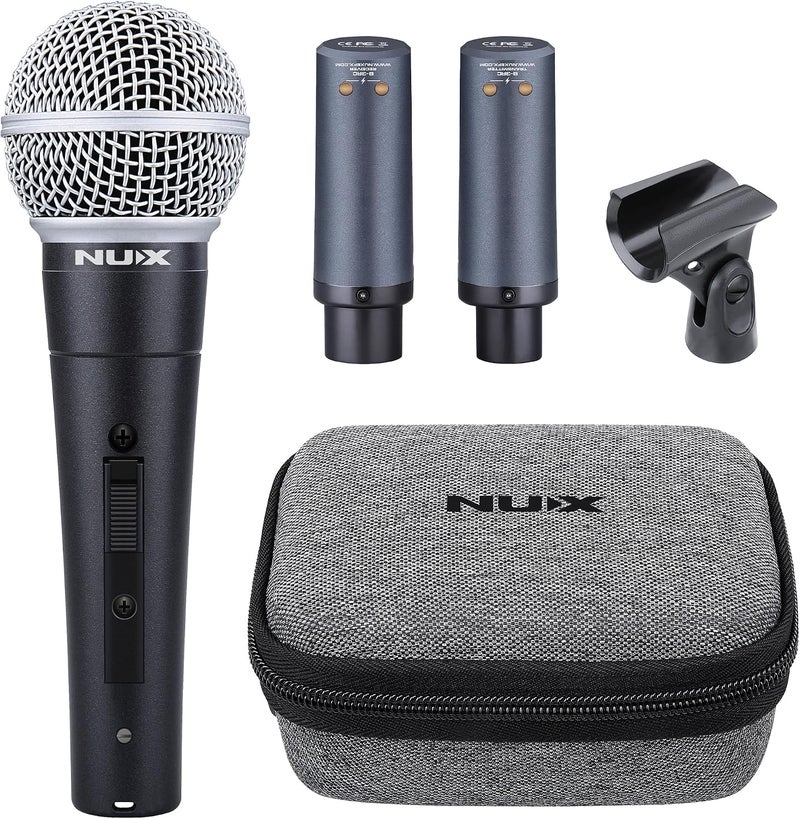 NUX B-3RC 2.4GHz Wireless Microphone System with Charging Case - Image 1