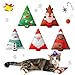 Biubiucat Christmas Catnip Toys Interactive Cats 5PCS Cat Nip ToyKitten Chew Plush GiftBest Play Kick StuffKitty Stuffed Teething PillowCute and Soft Dental Gifts 5 types of Christmas decorations - Image 3
