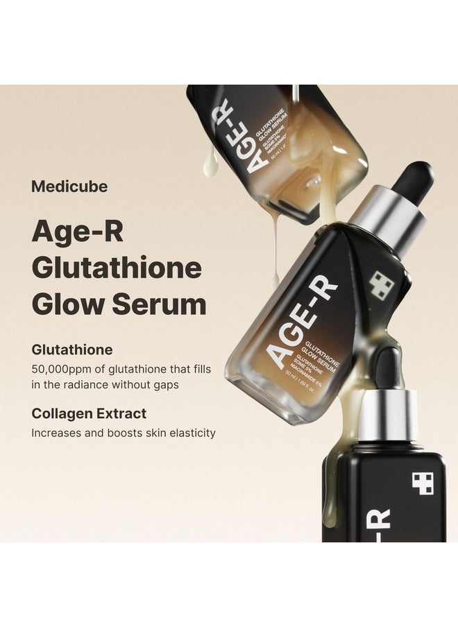 Medicube - Ager Glutathione Glow Serum Exclusive Pigmentation & Elasticity Serum For 24Hr Pure Radiance Glowing With Active Glowzom Technology Daily Use For Youthful Skin Korean Skin Care - Image 1