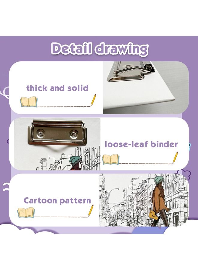 XIANGYU Office And School Paper Board Metal Clip File Clipboard - Image 3