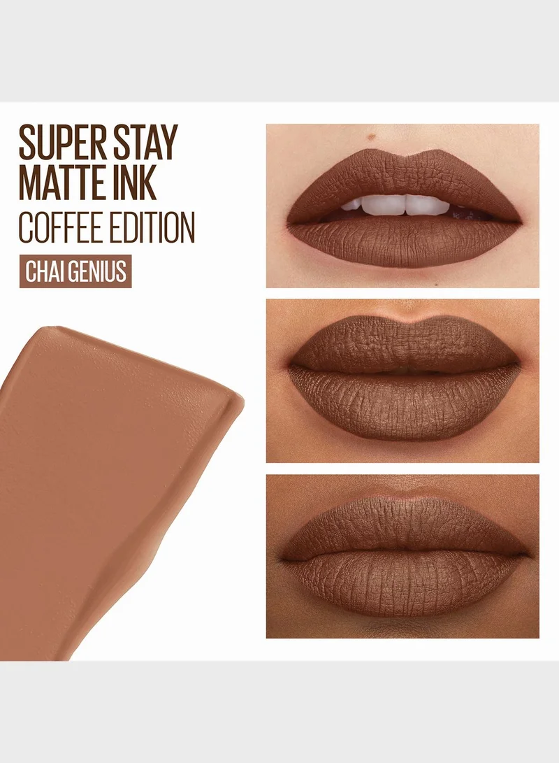 MAYBELLINE NEW YORK SuperStay Matte Ink Coffee Edtion 255 Chai Genius