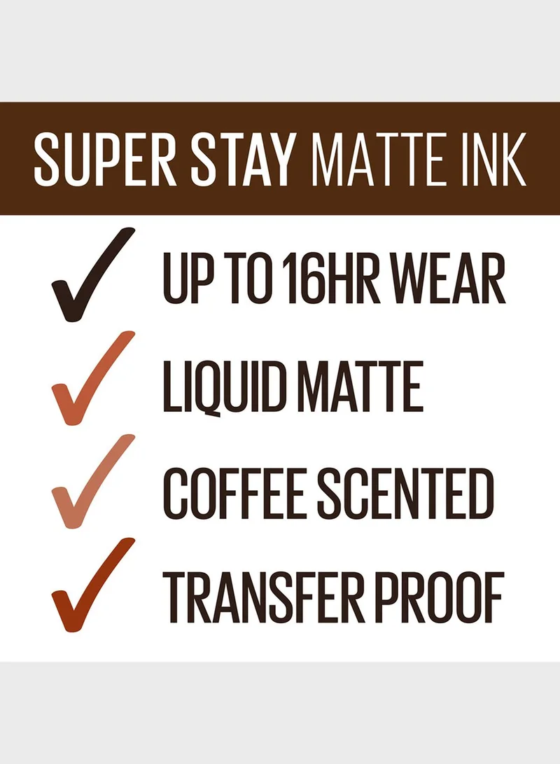 MAYBELLINE NEW YORK SuperStay Matte Ink Coffee Edtion 255 Chai Genius