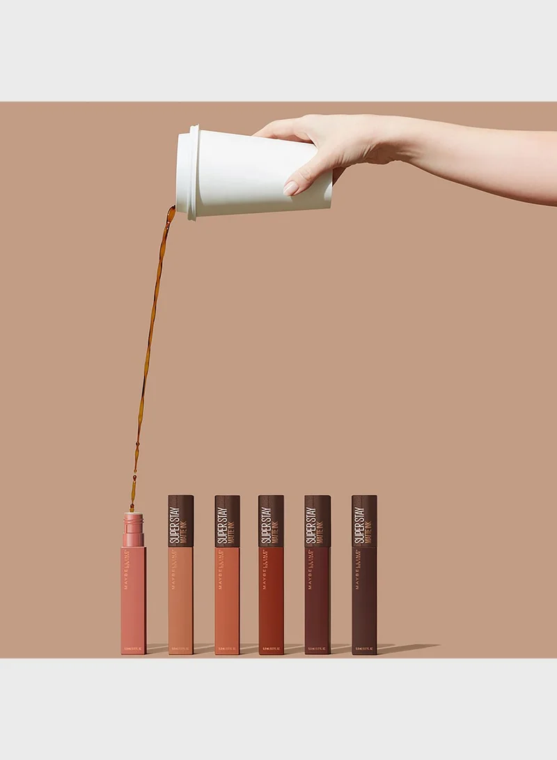 MAYBELLINE NEW YORK SuperStay Matte Ink Coffee Edtion 255 Chai Genius
