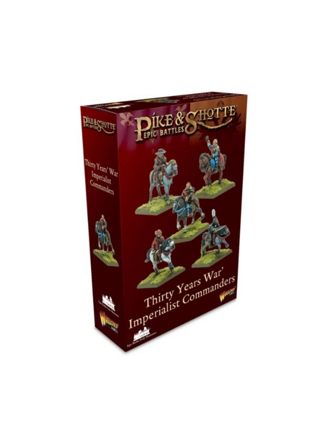 Warlord Games Pike & Shotte Epic Battles - Thirty Years War Imperialist Commanders Military Table Top Wargaming Plastic Model Kit 212412001 - Image 1