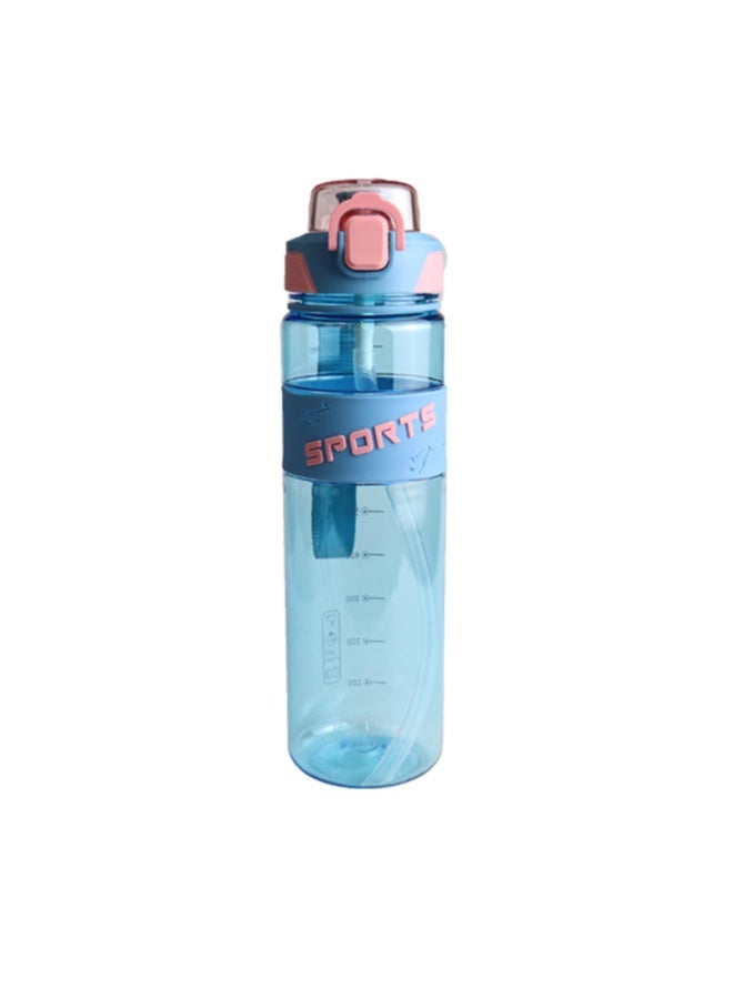 Twisoo Sports Water Bottle - 1000ml Leak Proof Gym Bottle, BPA Free, Food Grade Plastic and Silicone, Ideal for Hydration at the Gym, Office, or On-the-Go (Aqua  ) - Image 4