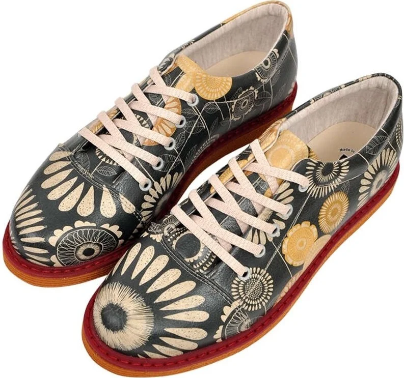 دوجو A Bouquet Of Sun / Design Printed Vegan / Broke-s Women's Shoes