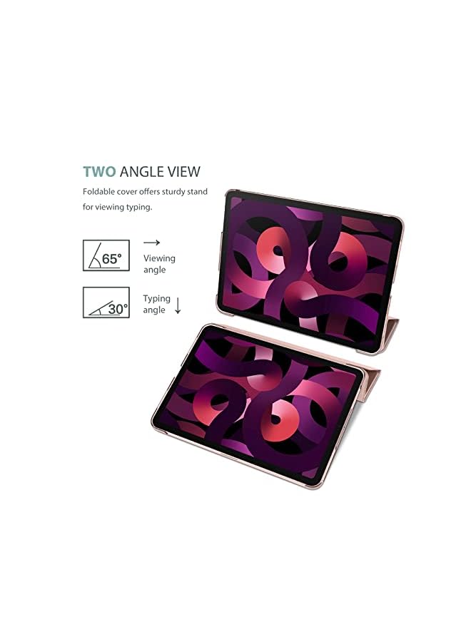 Procases iPad Air 5/Air 4 Case 10.9" 2022 2020, Slim Stand Hard Back Shell Protective Smart Cover Cases for iPad Air 5th/iPad Air 4th Generation -Pink - Image 5