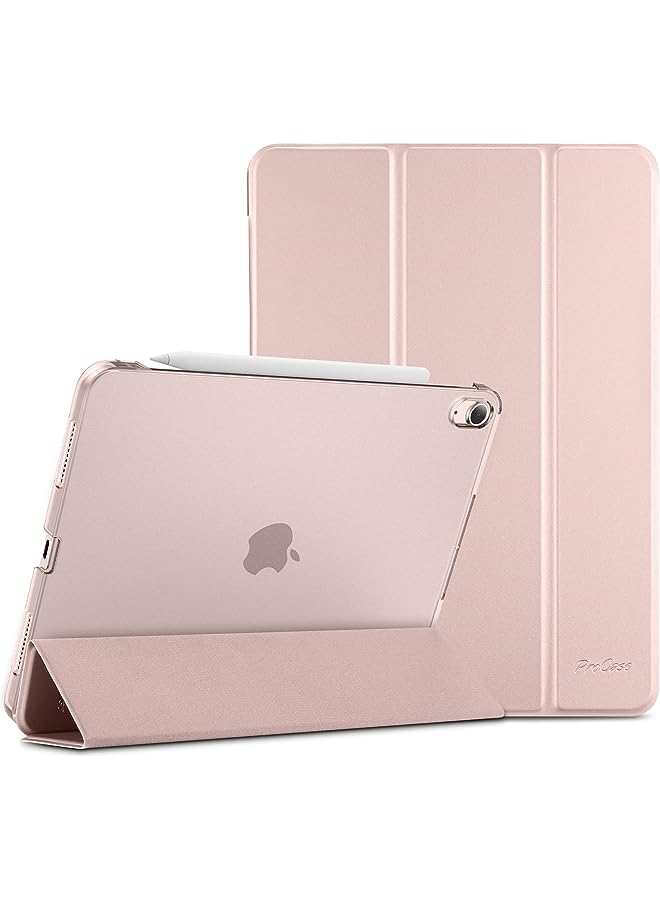Procases iPad Air 5/Air 4 Case 10.9" 2022 2020, Slim Stand Hard Back Shell Protective Smart Cover Cases for iPad Air 5th/iPad Air 4th Generation -Pink - Image 1