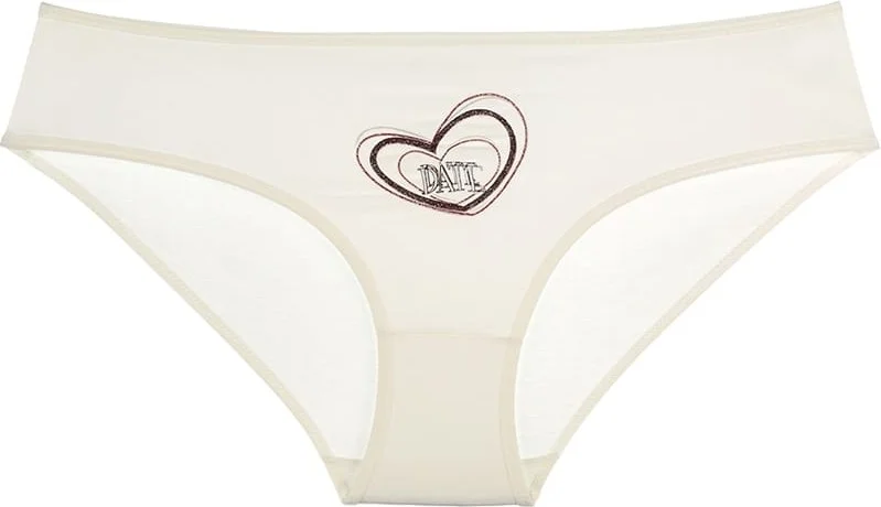 دونيلا Women's 10-Piece Love Printed High Waist Panties - 31711277B