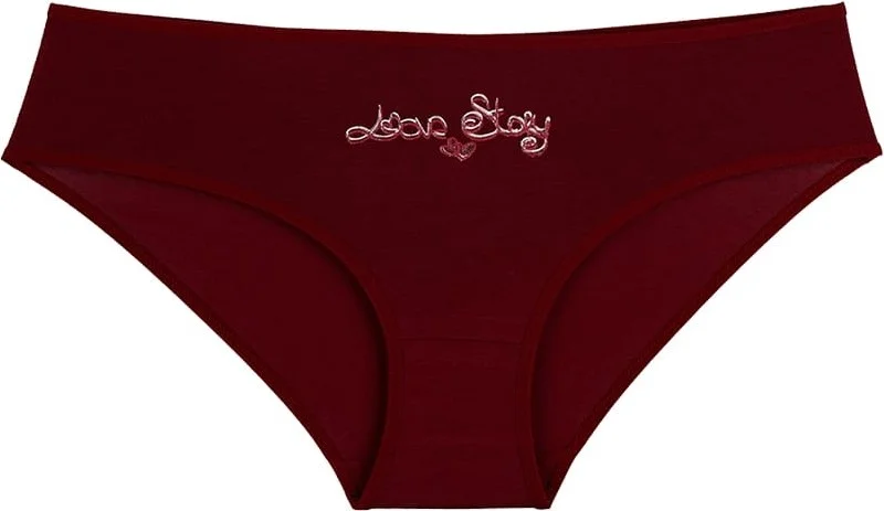 دونيلا Women's 10-Piece Love Printed High Waist Panties - 31711277B