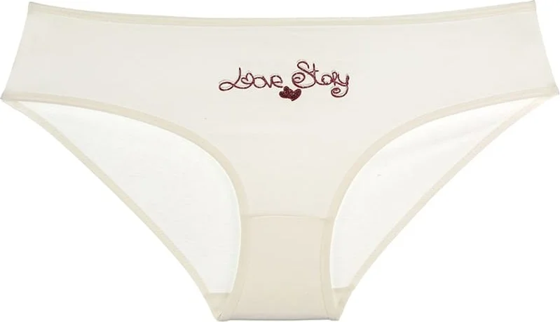 دونيلا Women's 10-Piece Love Printed High Waist Panties - 31711277B