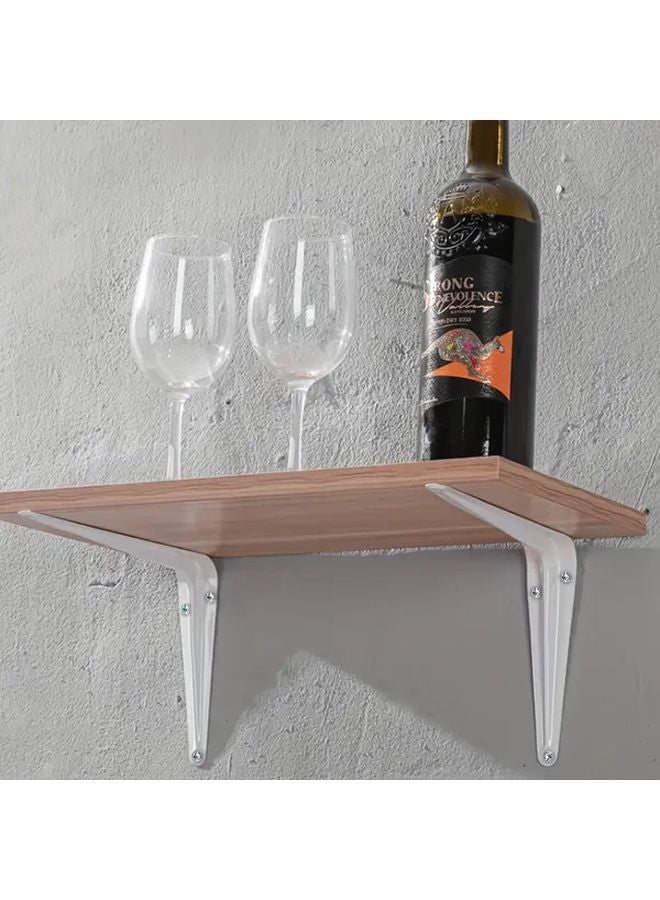 10 Pack 10x8 Inch Heavy Duty L Shelf Bracket Metal Corner Hanging Farmhouse Decor - Image 3