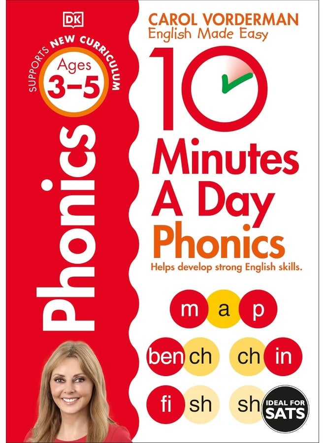 10 Minutes A Day Phonics, Ages 3-5 (Preschool): Supports the National Curriculum, Helps Develop Strong English Skills  - Image 1
