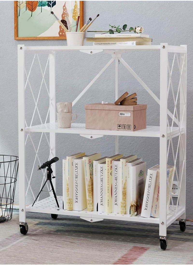 Cozara 3-Tire Scratch-Resistant Storage Rack White  - Image 5