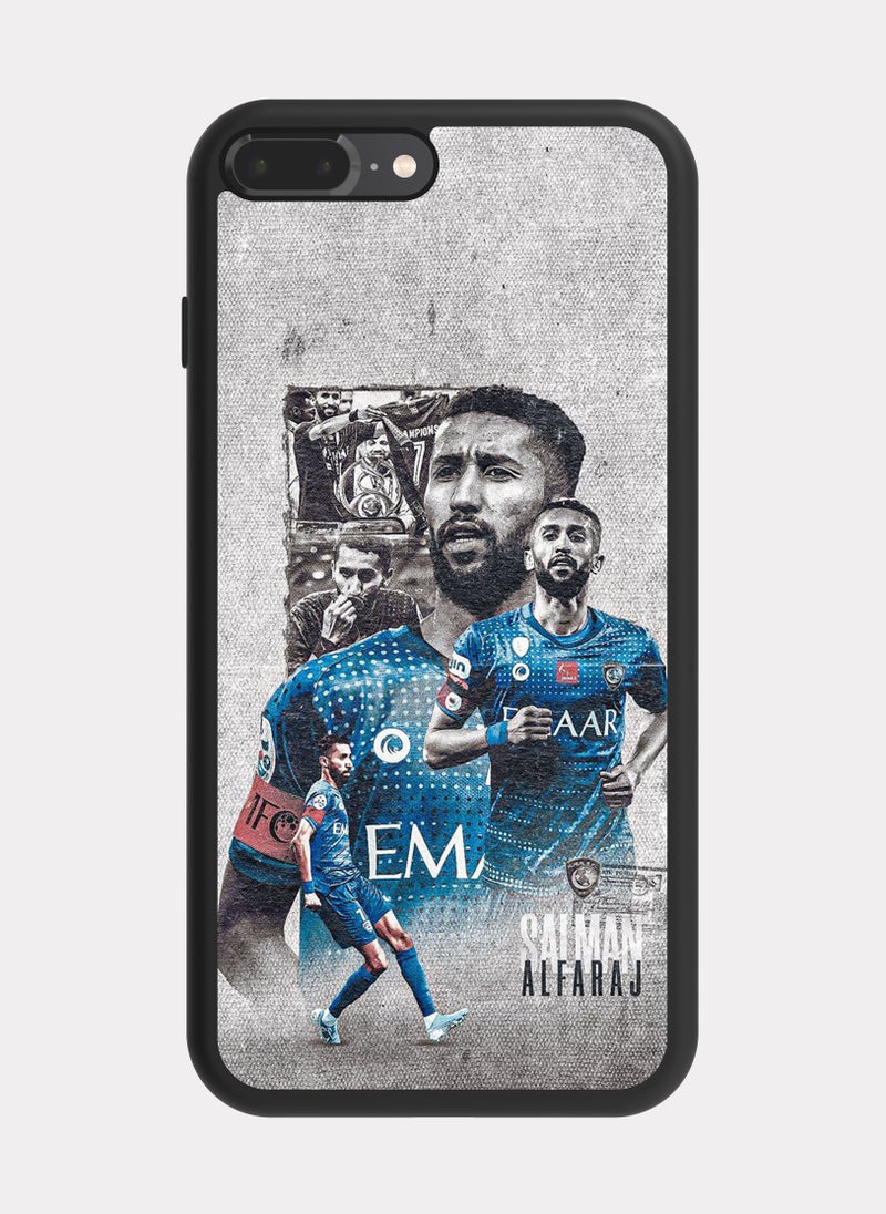 بكسلات كفر ايفون 7 بلس نادي الهلال رمادي - Image 1