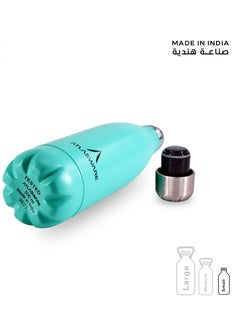 Atlasware Water Bottle with a Capacity of 500 ml, Stainless Steel Water Bottle that keeps Cold for 37 Hours and Keeps Heat for 16 Hours, Tiffany  - Image 5