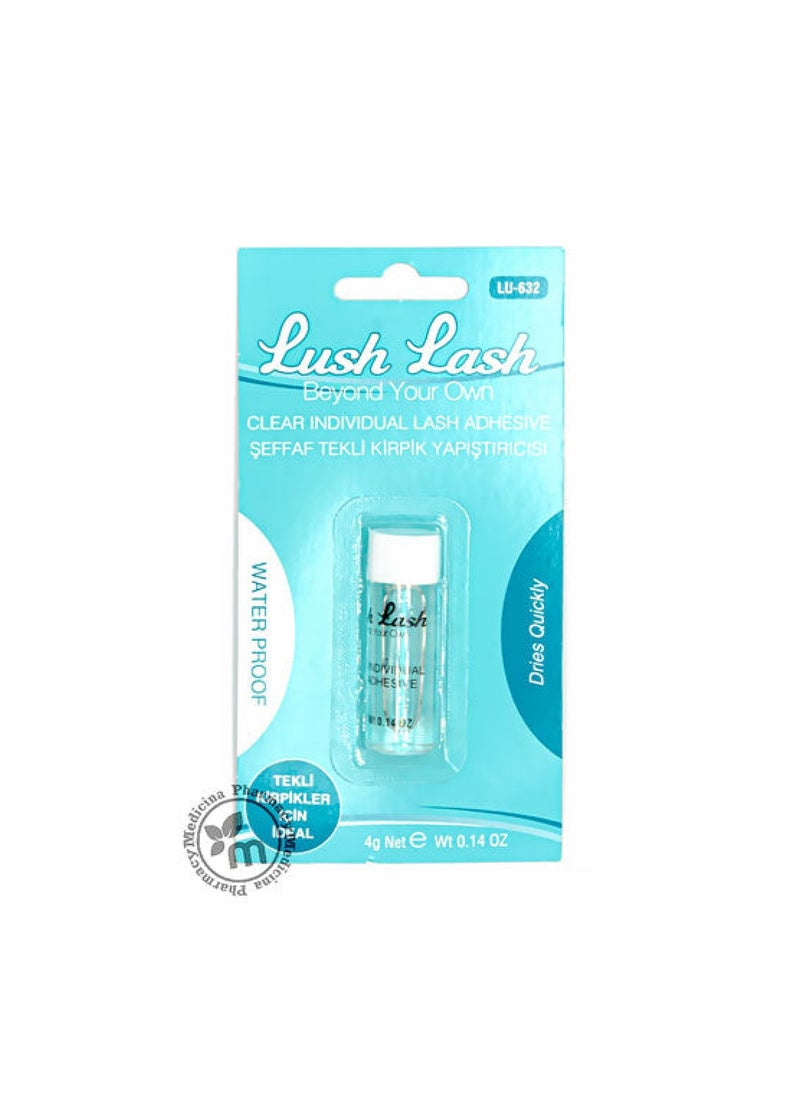 Lush Lash - Lush Lash Indvdual Eyelash Glue Clear Lu-632 - Image 1