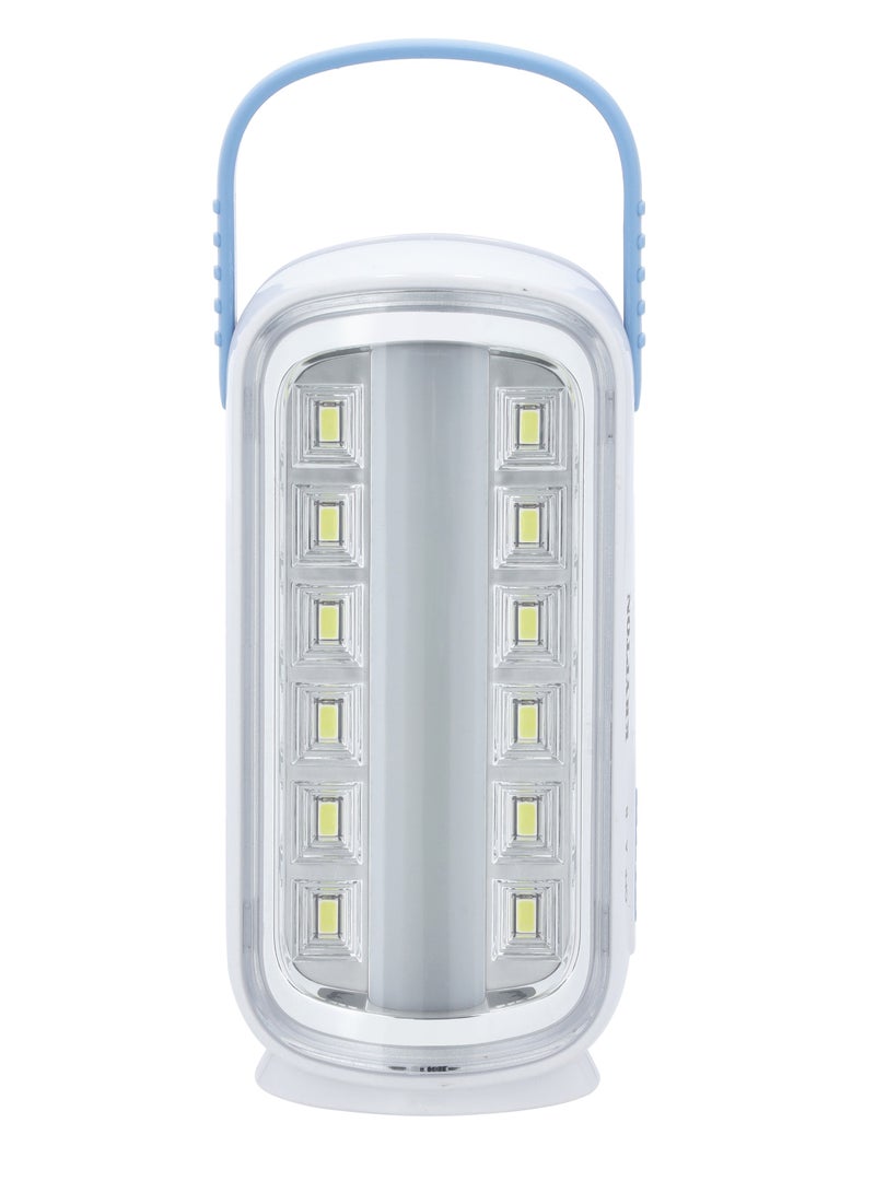 كريبتون فانوس LED قابل لإعادة الشحن ، KNE5184 - 900 مللي أمبير بطارية الرصاص الحمضية قابلة لإعادة الشحن ، 24 قطعة من مصابيح LED عالية السطوع ، وقت العمل 3 ساعات ، مقبض للحمل ، مثالي للاستخدام في الأماكن المغلقة / في الهواء الطلق - Image 1