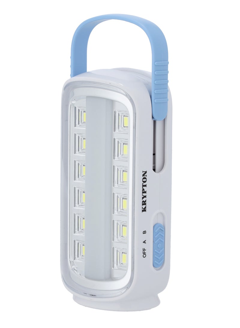 كريبتون فانوس LED قابل لإعادة الشحن ، KNE5184 - 900 مللي أمبير بطارية الرصاص الحمضية قابلة لإعادة الشحن ، 24 قطعة من مصابيح LED عالية السطوع ، وقت العمل 3 ساعات ، مقبض للحمل ، مثالي للاستخدام في الأماكن المغلقة / في الهواء الطلق - Image 2