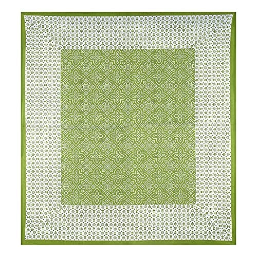 Ealth Kart Premium 100% Cotton Rajasthani Jaipuri Traditional King Size Double Bedsheet with 2 Pillow Covers (Green -2) - Image 2