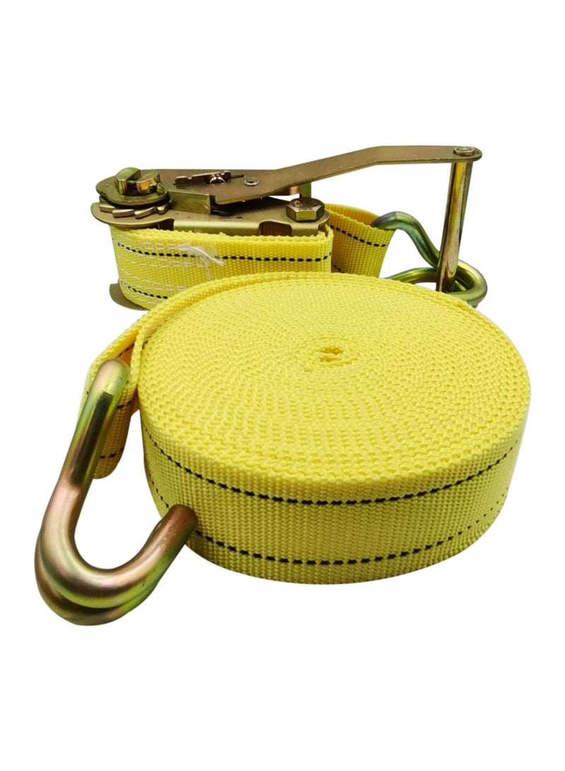 3XR 1 PCS Ratchet Tie Down Ratchet Strap 5 Ton Lashing Belt 50mm X 10 Meter Breaking Point 3.5 Ton 3XR  - Image 3