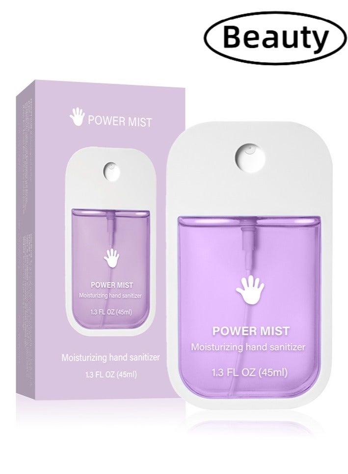 Generic Power Mist Hydrating Hand Sanitizer Spray For Adults And Kids,Spray Hand Sanitizer Travel Size,Hydrating Hand Sanitizer Spray For Adults,Power Mist Hand Sanitizer 45ml (Lavender)  - Image 1