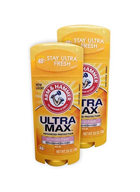 Arm & Hammer - Arm & Hammer Ultramax Invisible Solid Powder Fresh Antiperspirant & Deodorant-2.6 oz, 2 pack - Image 1