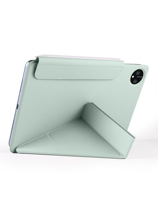 زبون جراب لجهاز Honor MagicPad 2 12.3 بوصة مصنوع من الجلد مع مشبك مغناطيسي ثابت قابل للتشوه - Image 5