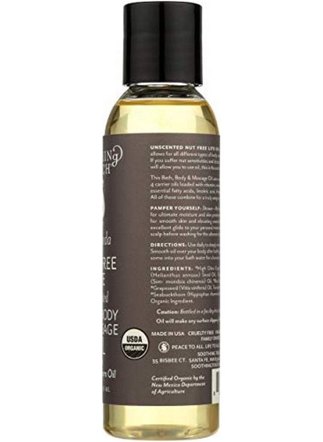Soothing Touch Ayurveda Organic Bath Body & Massage Oil Nut Free Lite Unscented 4 Oz  - Image 5