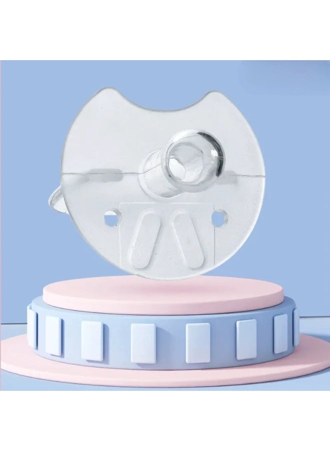 2-Pack Liquid Silicone Baby Pacifiers – Orthodontic (Thumb-Shaped) & Nipple-Shaped – BPA-Free Soother for Newborns & Infants - Image 3