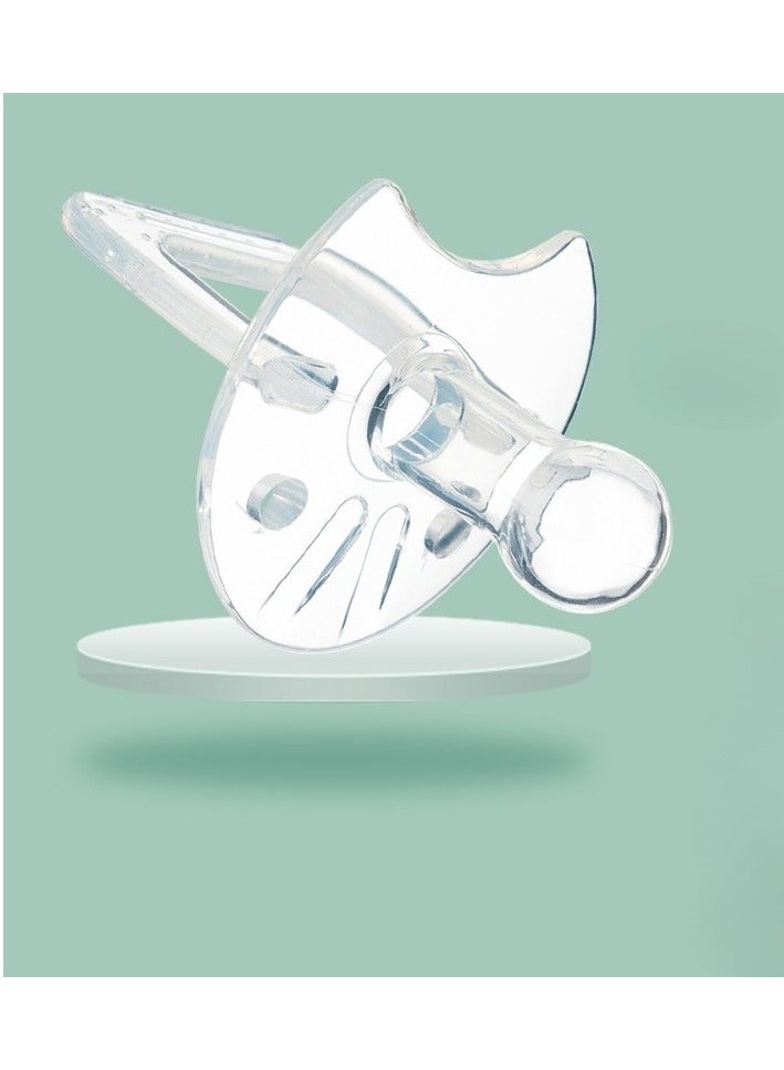 2-Pack Liquid Silicone Baby Pacifiers – Orthodontic (Thumb-Shaped) & Nipple-Shaped – BPA-Free Soother for Newborns & Infants - Image 4