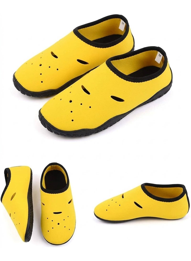 Lightweight, non-slip water shoes for swimming, the beach, and water activities – flexible neoprene material with ventilation and water drainage holes. - Image 4