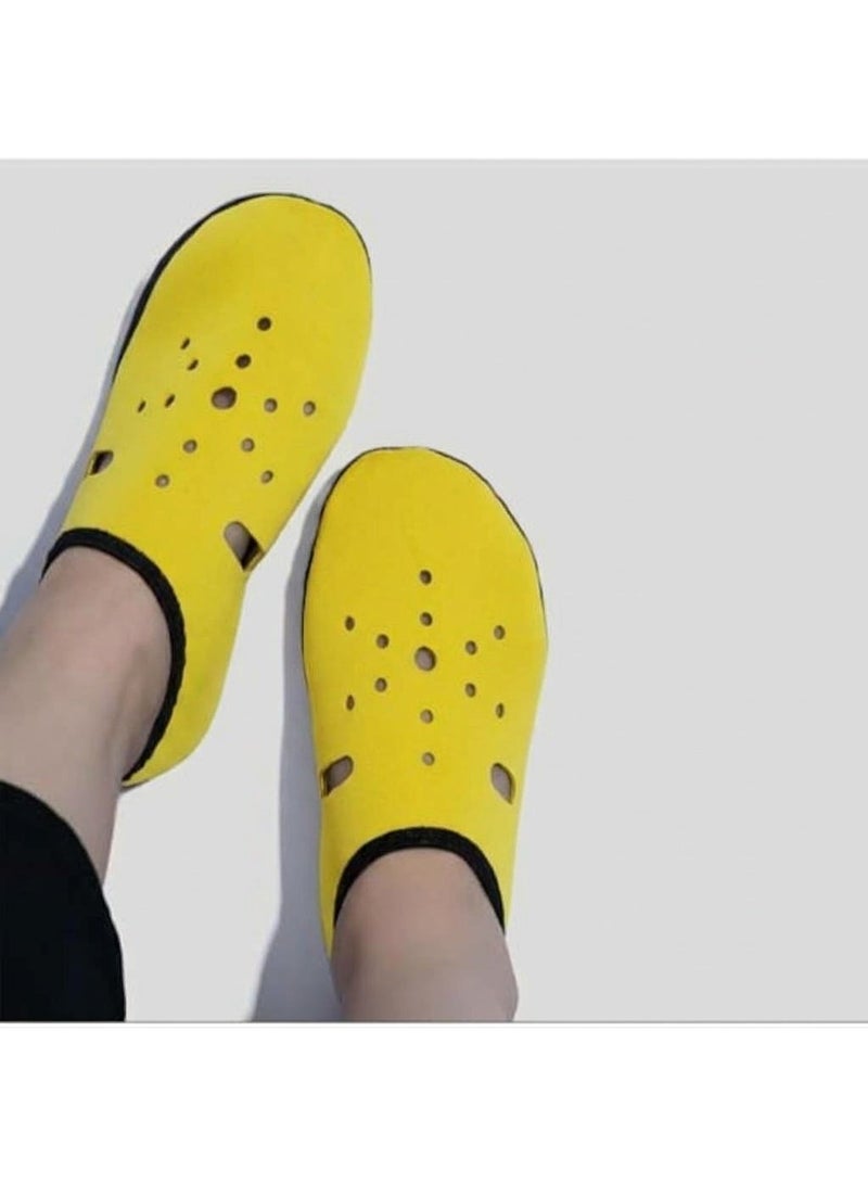 Lightweight, non-slip water shoes for swimming, the beach, and water activities – flexible neoprene material with ventilation and water drainage holes. - Image 2
