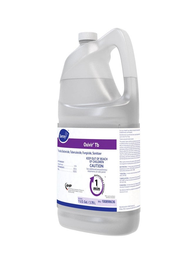 Oxivir Diversey 100898636 Tb Ready-to-Use Liquid Hydrogen Peroxide Disinfectant Cleaner, Tuberculocidal Multi-Surface Cleaner, 1 Gallon - Image 2
